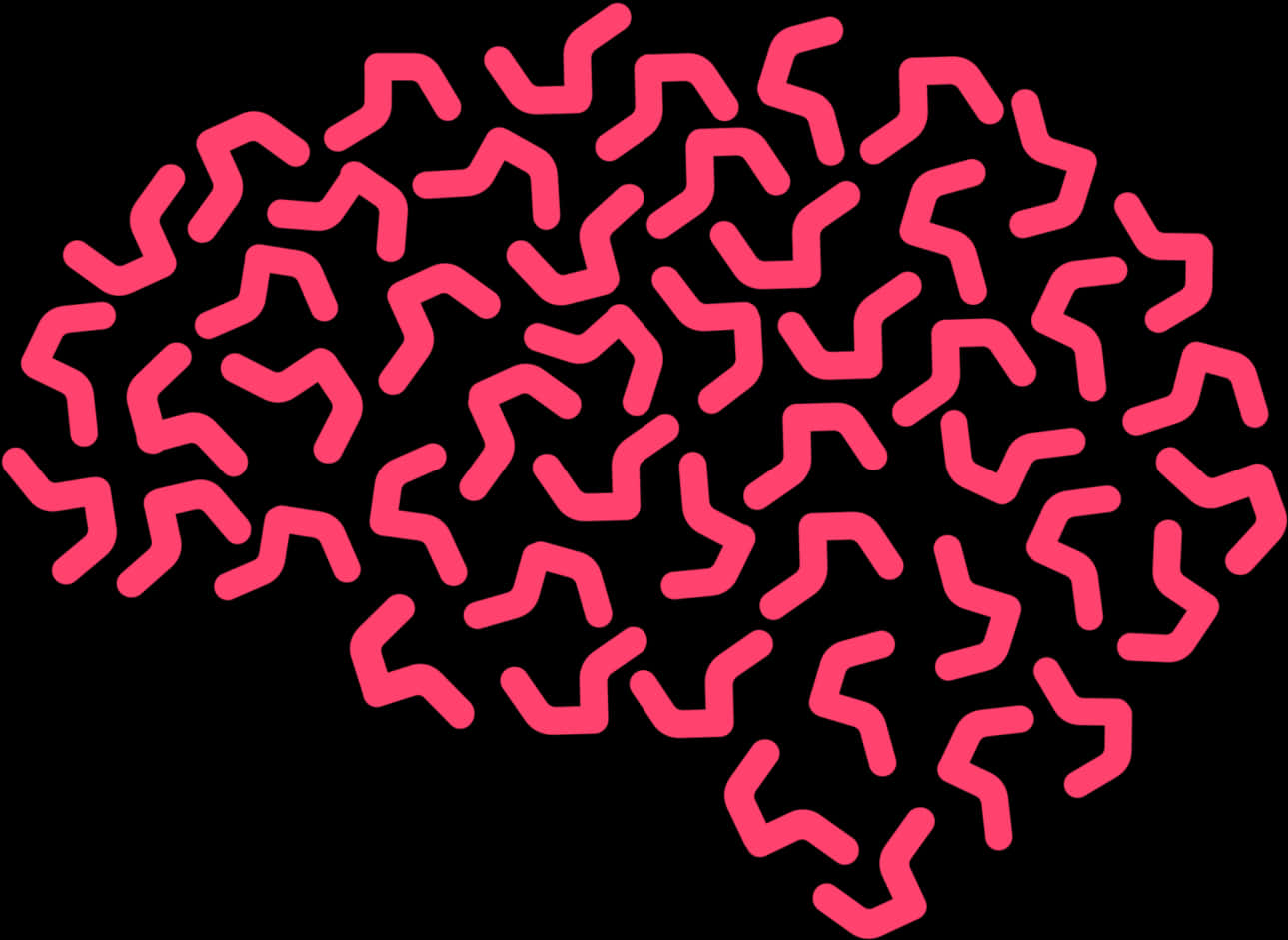 Abstract Neural Network Illustration PNG