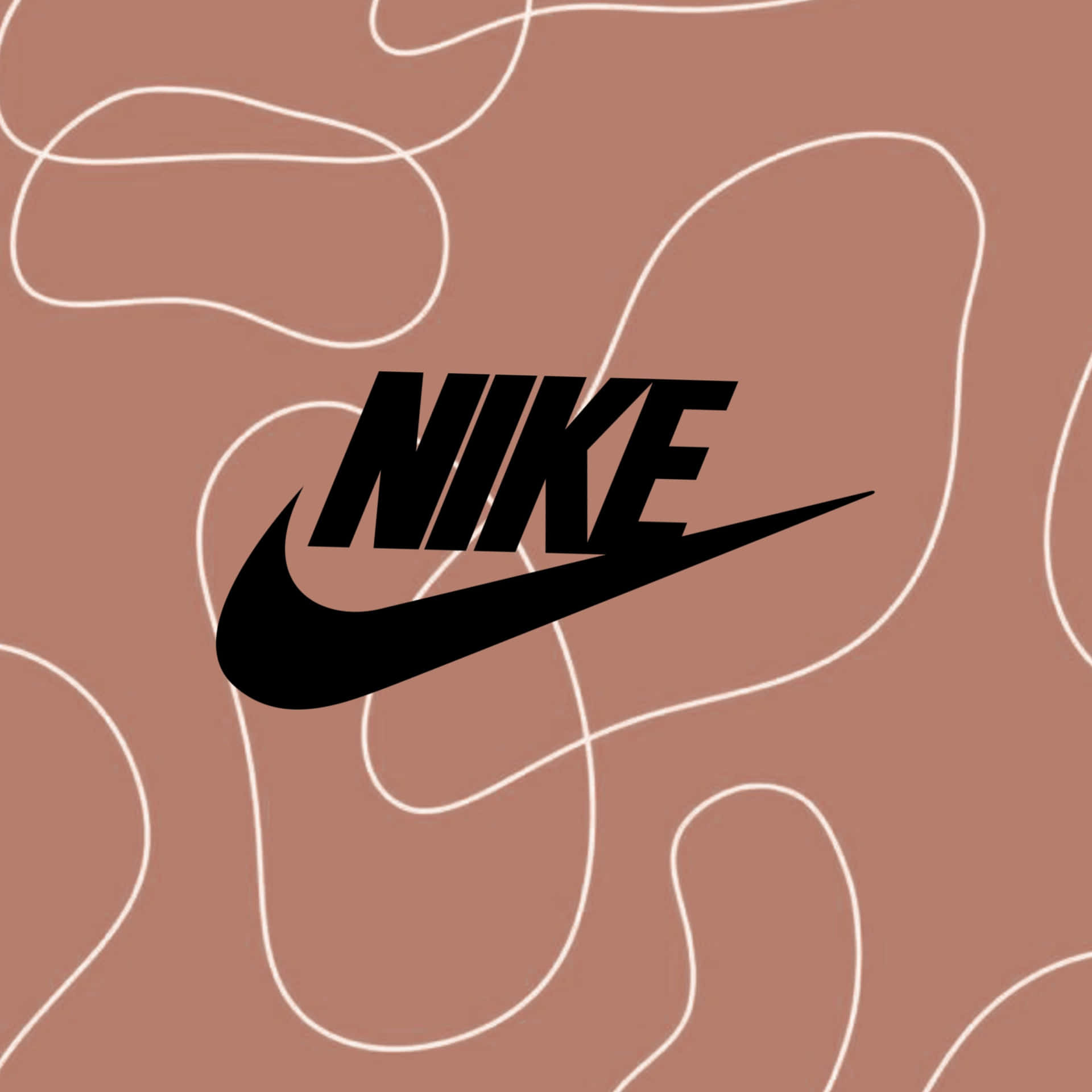 Abstract Nike Swoosh Aesthetic Wallpaper