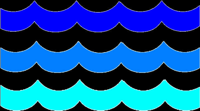 Abstract Ocean Waves Pattern PNG