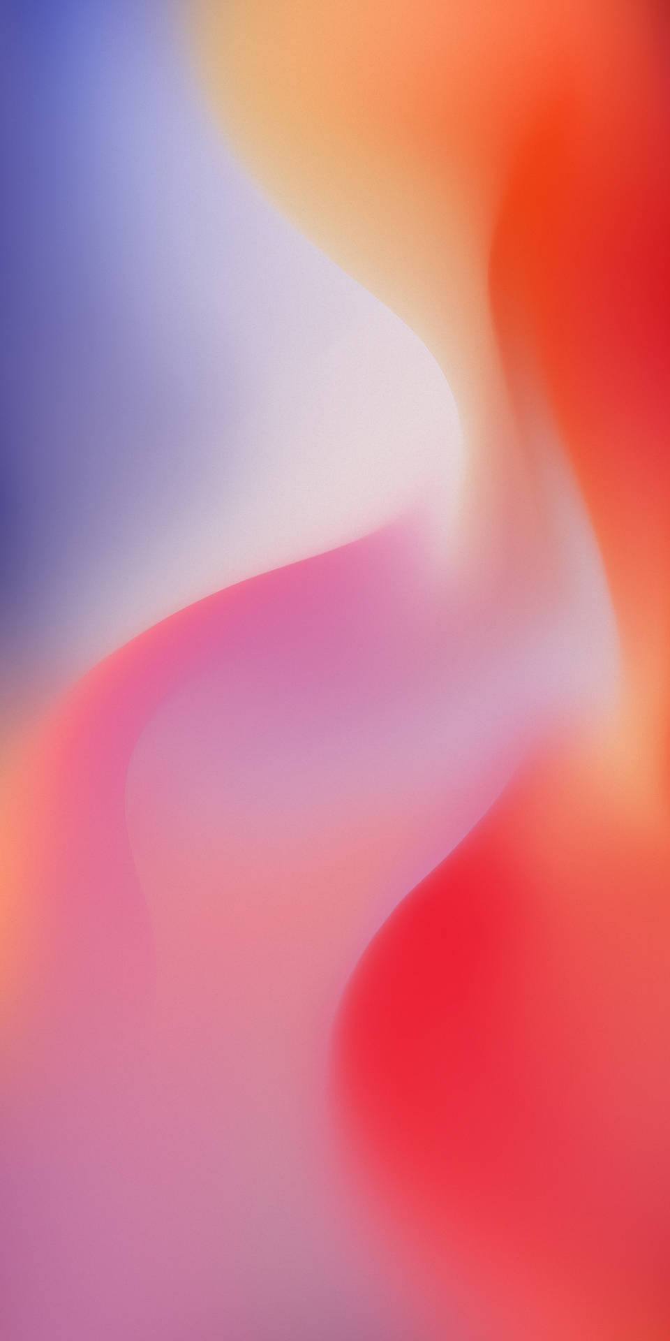 Abstract Orange Blue Pink Oppo A5s Picture
