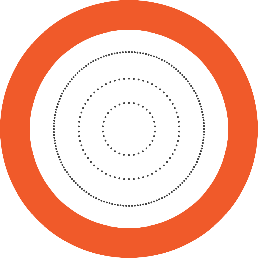 Abstract Orange Circles Texture PNG