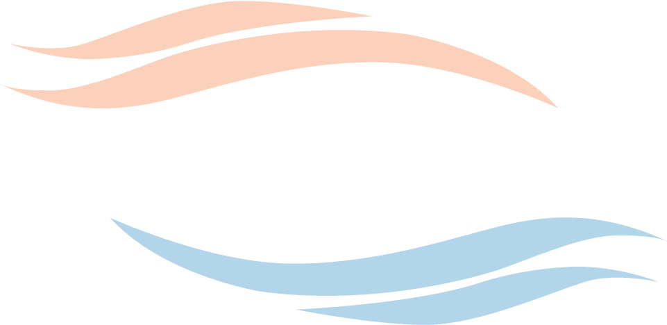 Abstract Orangeand Blue Wave Lines PNG
