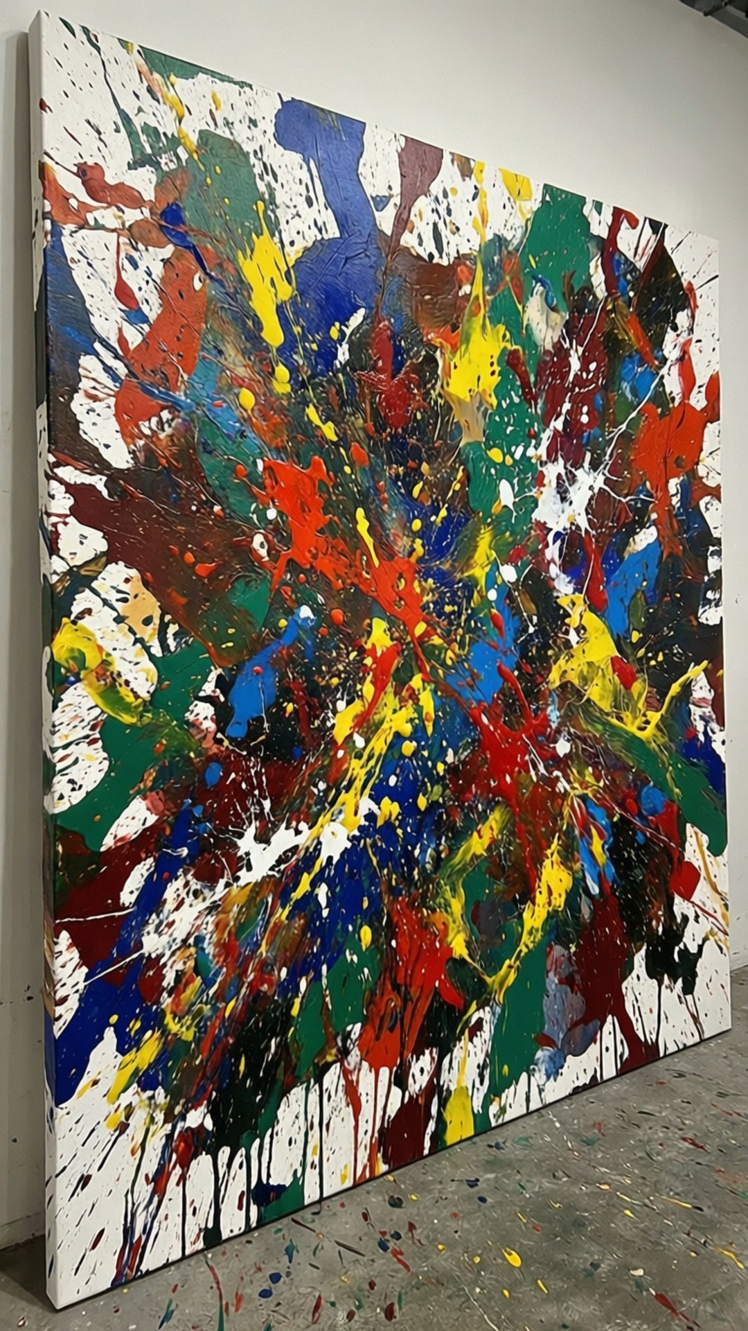 Abstract Paint Splash Papéis de Parede