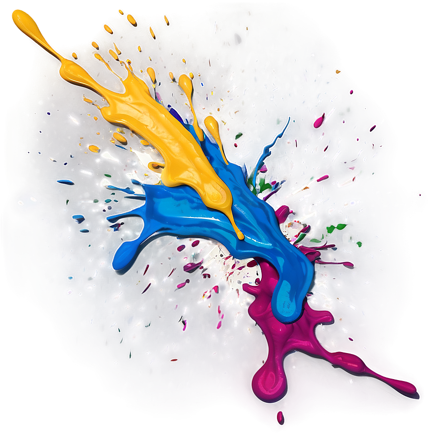 Abstract Paint Splatter Png Lqr95 PNG