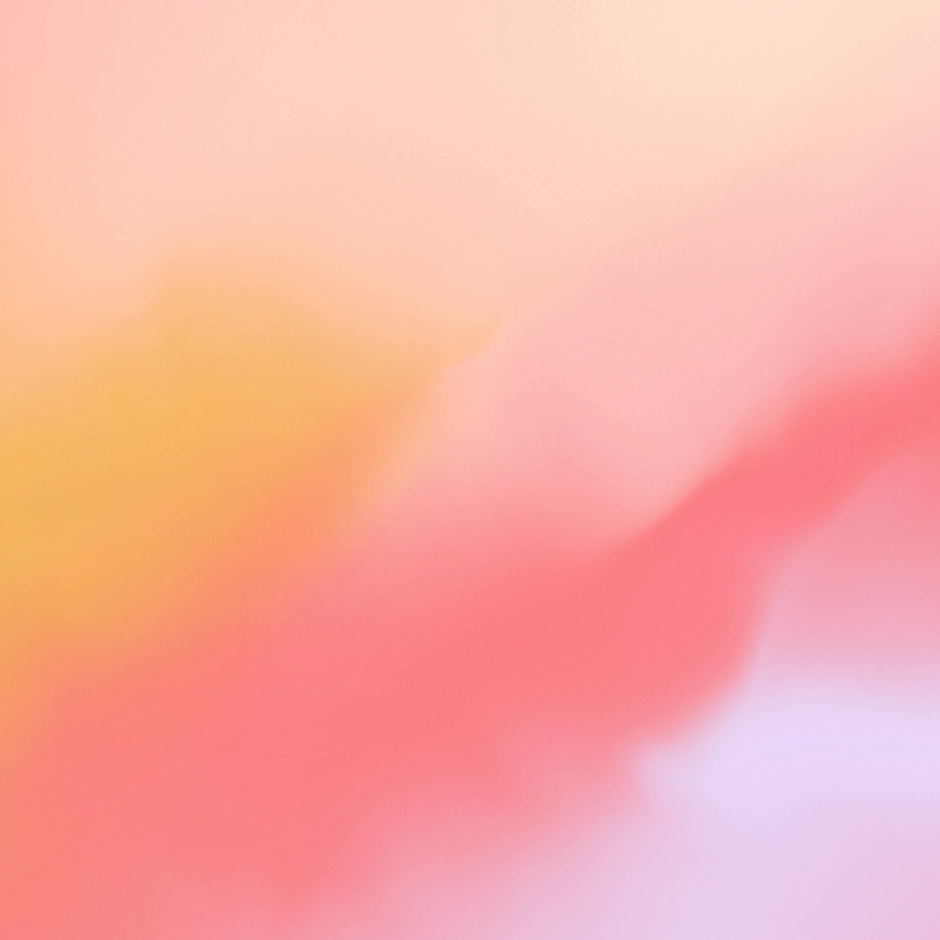 Abstract Painting In Pastel Orange Aesthetic
