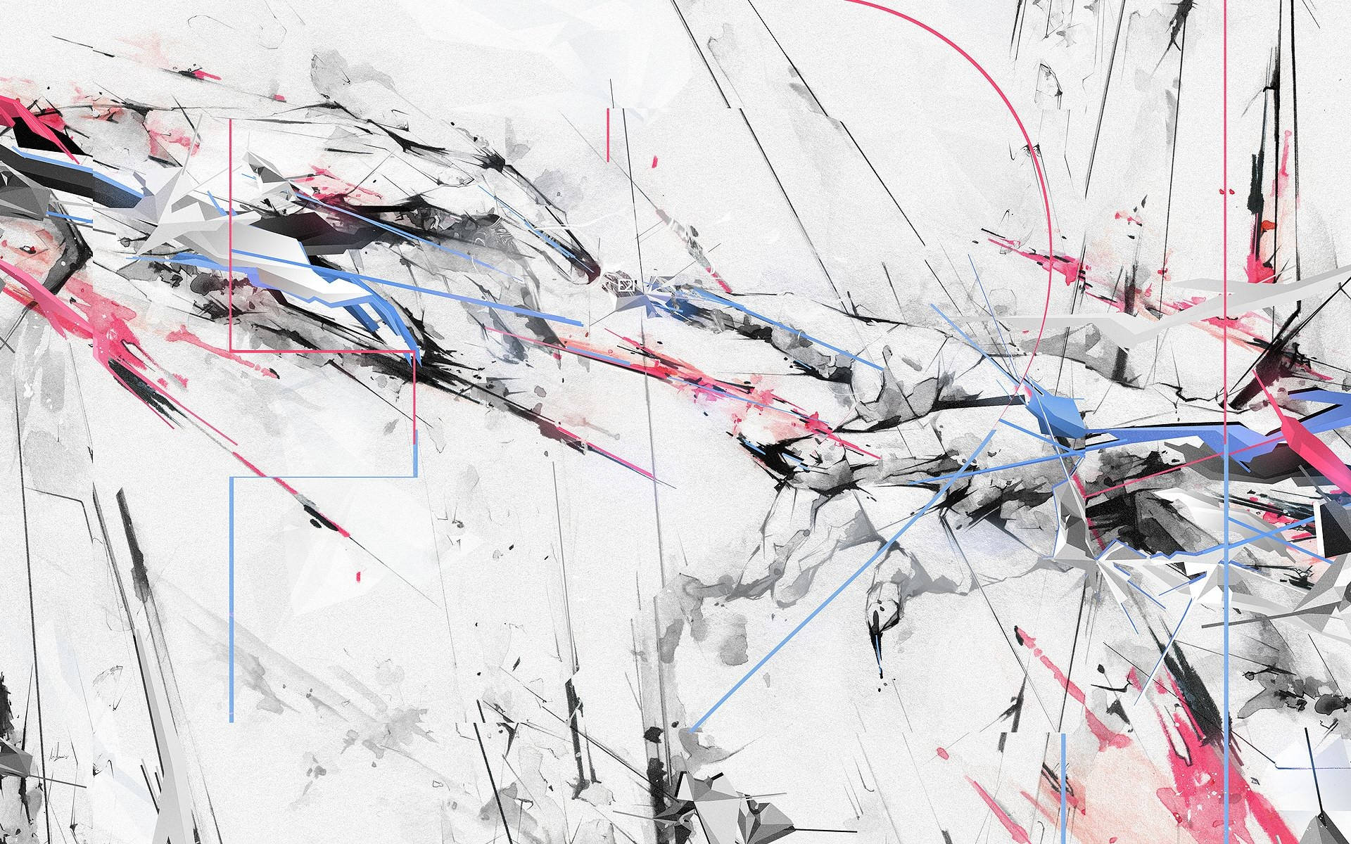 Abstract Painting White Hd
