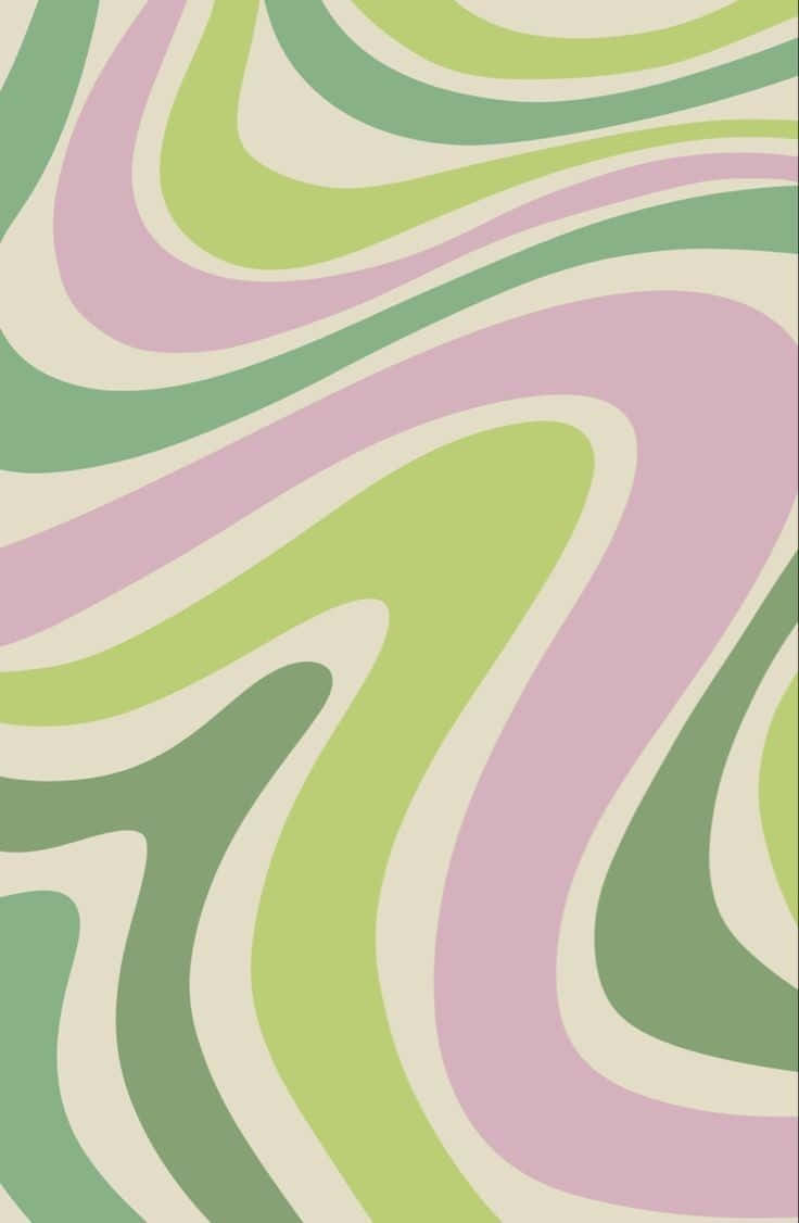 Abstract Pastel Groove Patroon Achtergrond