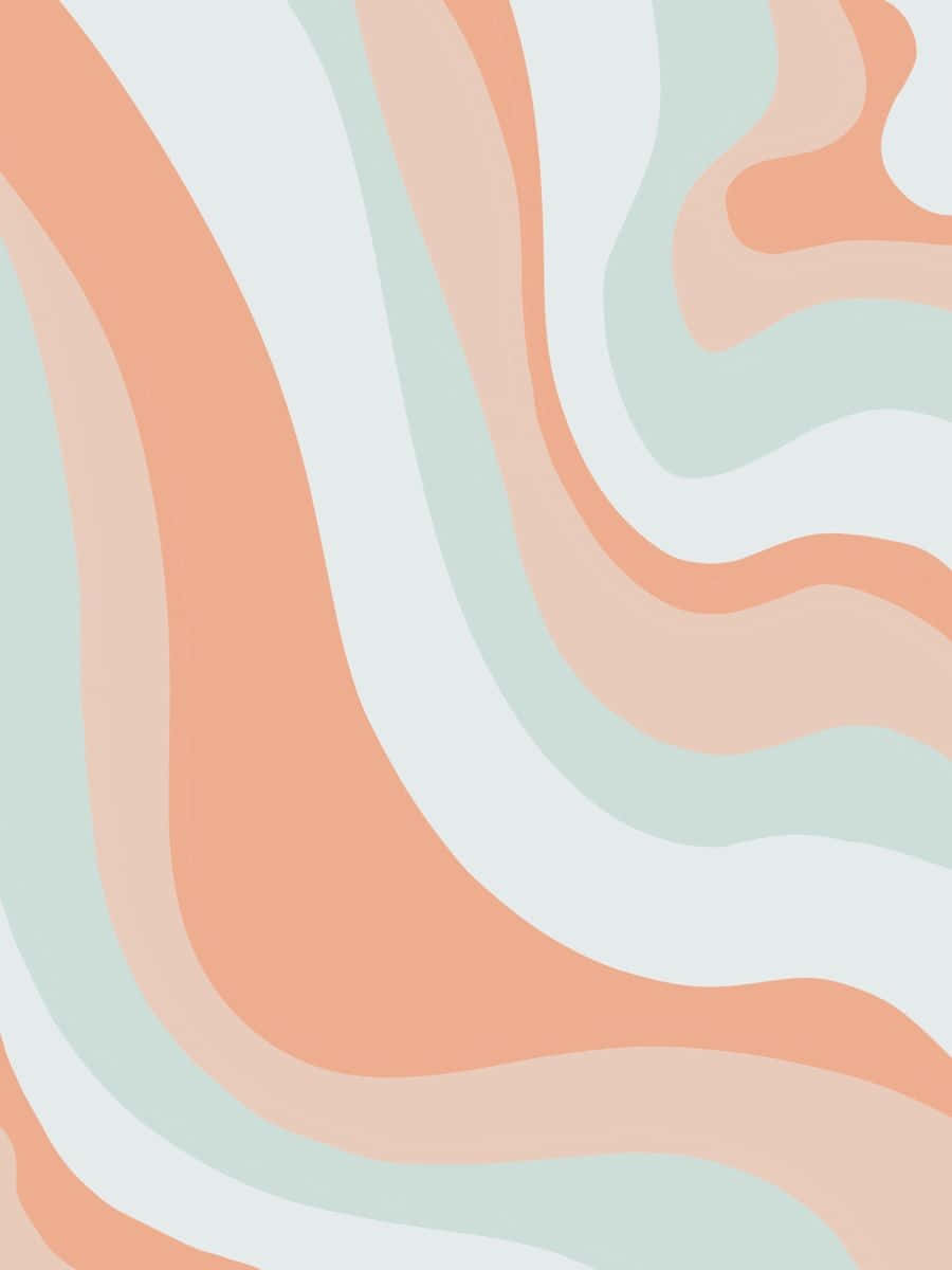 Abstract Pastel Wavesi Pad Background Wallpaper