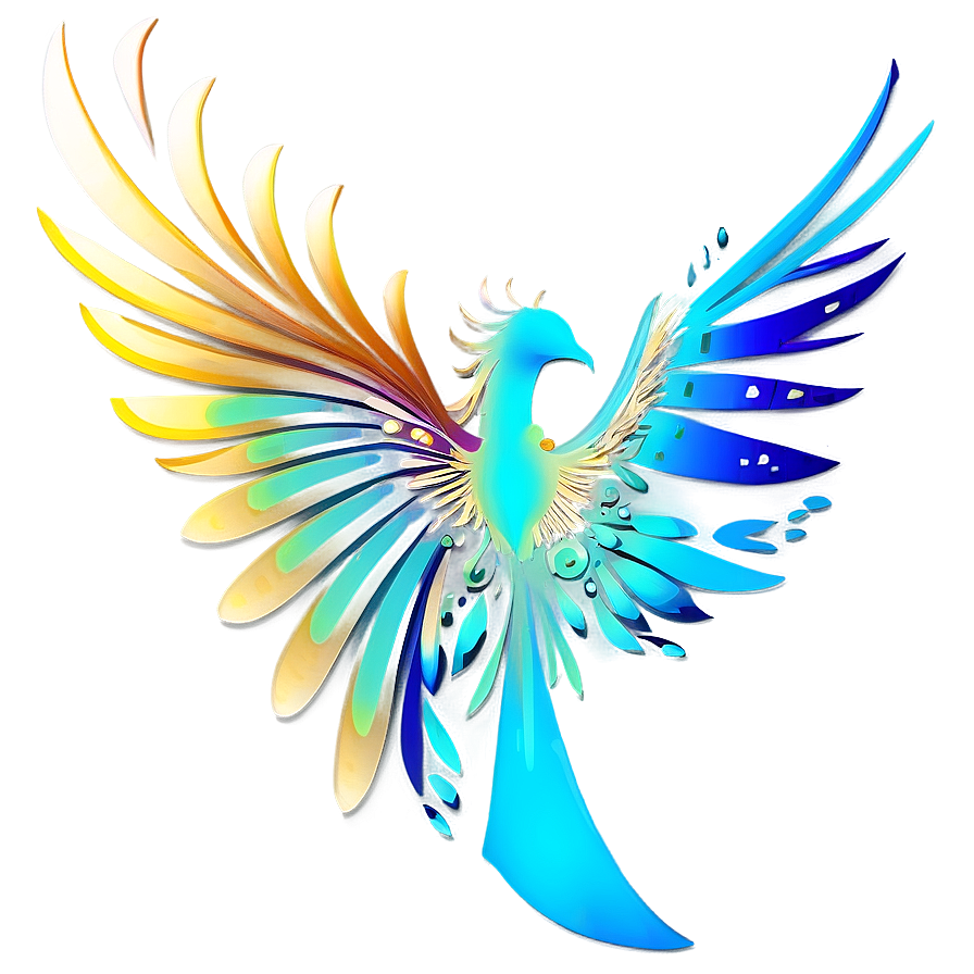 Abstract Phoenix Drawing Png 2 PNG