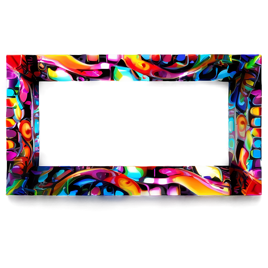 Abstract Photo Border Png 06262024 PNG