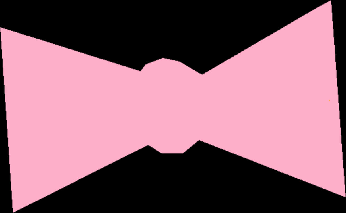 Abstract Pink Bow Shape PNG