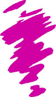 Abstract Pink Brushstrokeson Black PNG