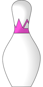 Abstract Pink Crown Graphic PNG