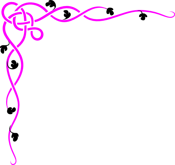 Abstract Pink Knot Design PNG