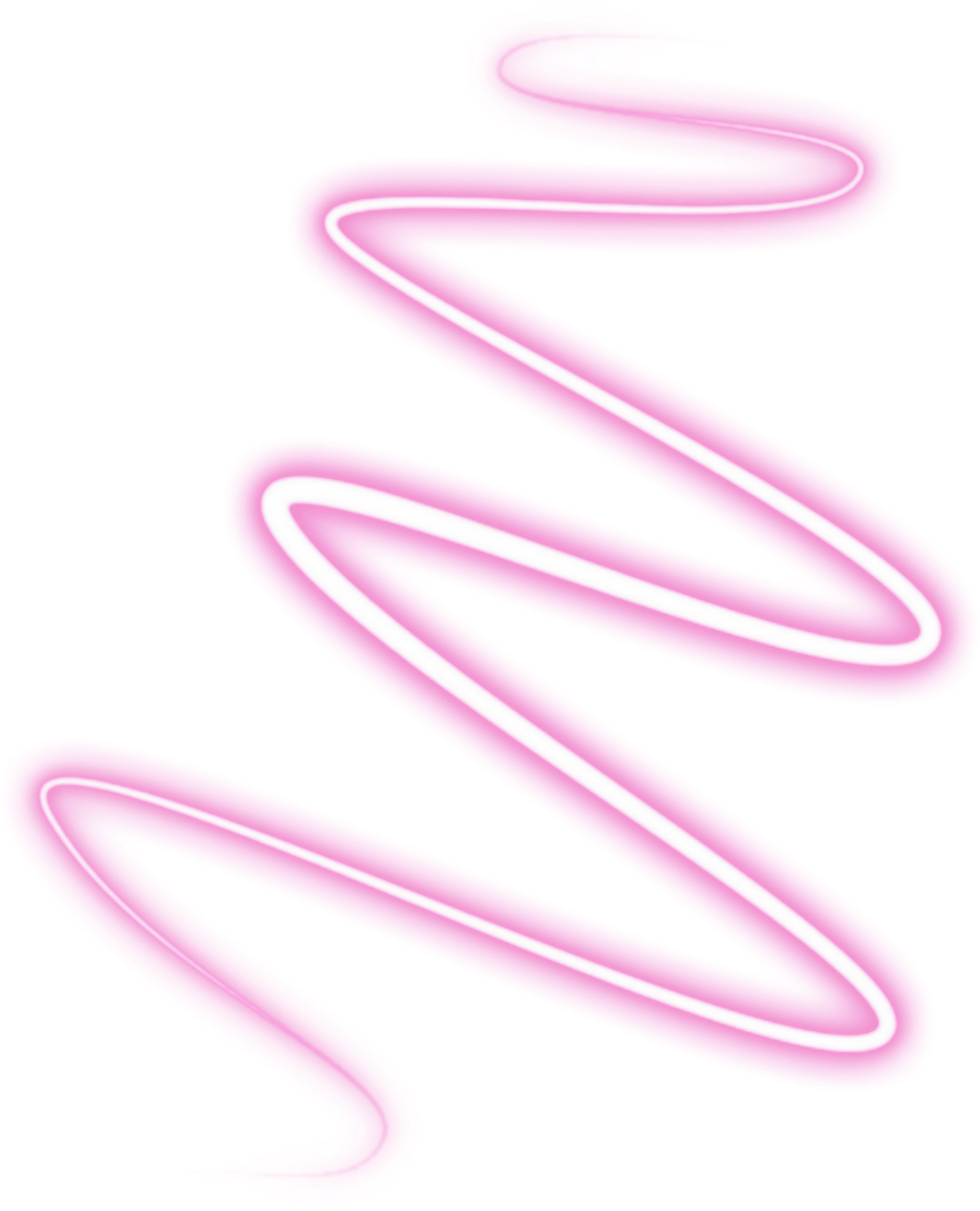 Abstract Pink Neon Spiral PNG