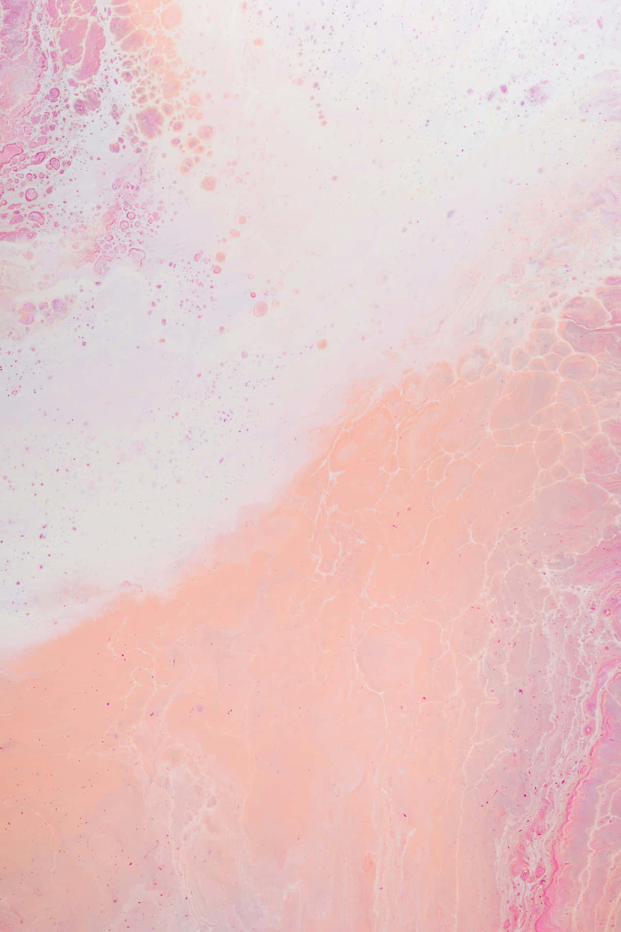 Abstract Pink Orange Marble Texture Wallpaper