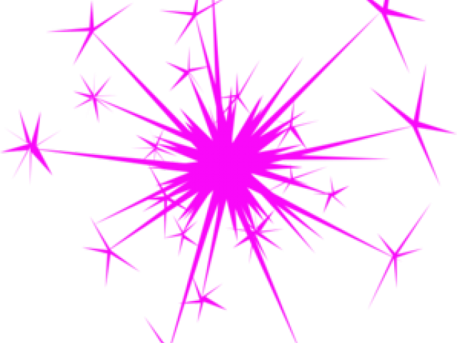 Abstract Pink Sparkle Explosion PNG