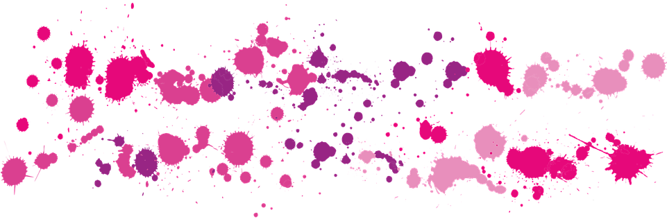 Abstract Pink Splatter Pattern PNG