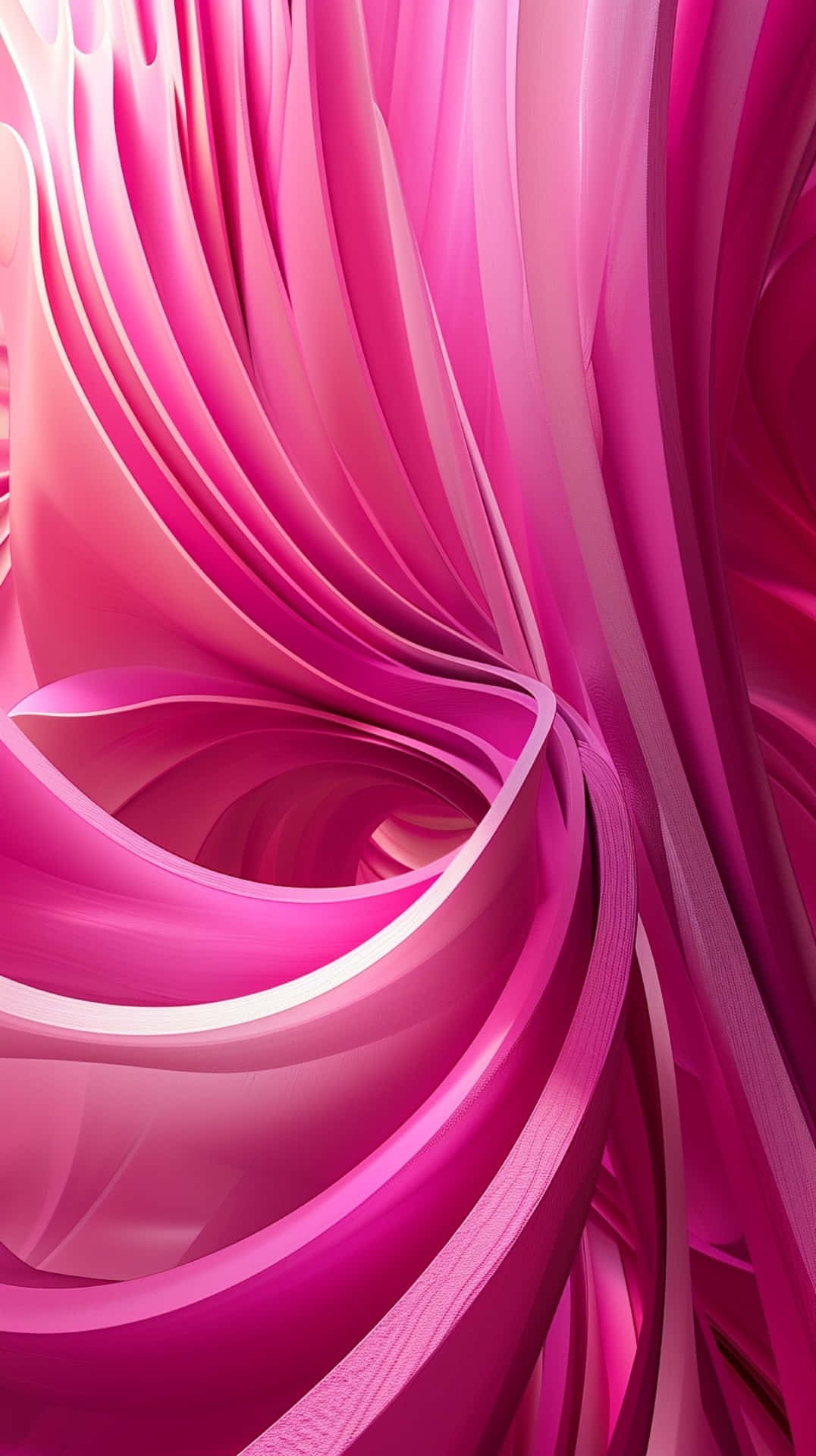 Abstract Pink Swirls3 D Artwork Wallpaper