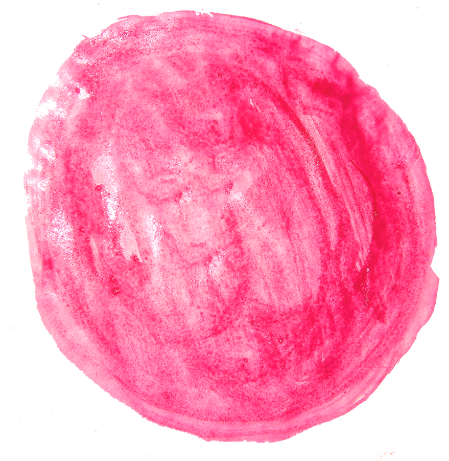 Abstract Pink Watercolor Circle PNG