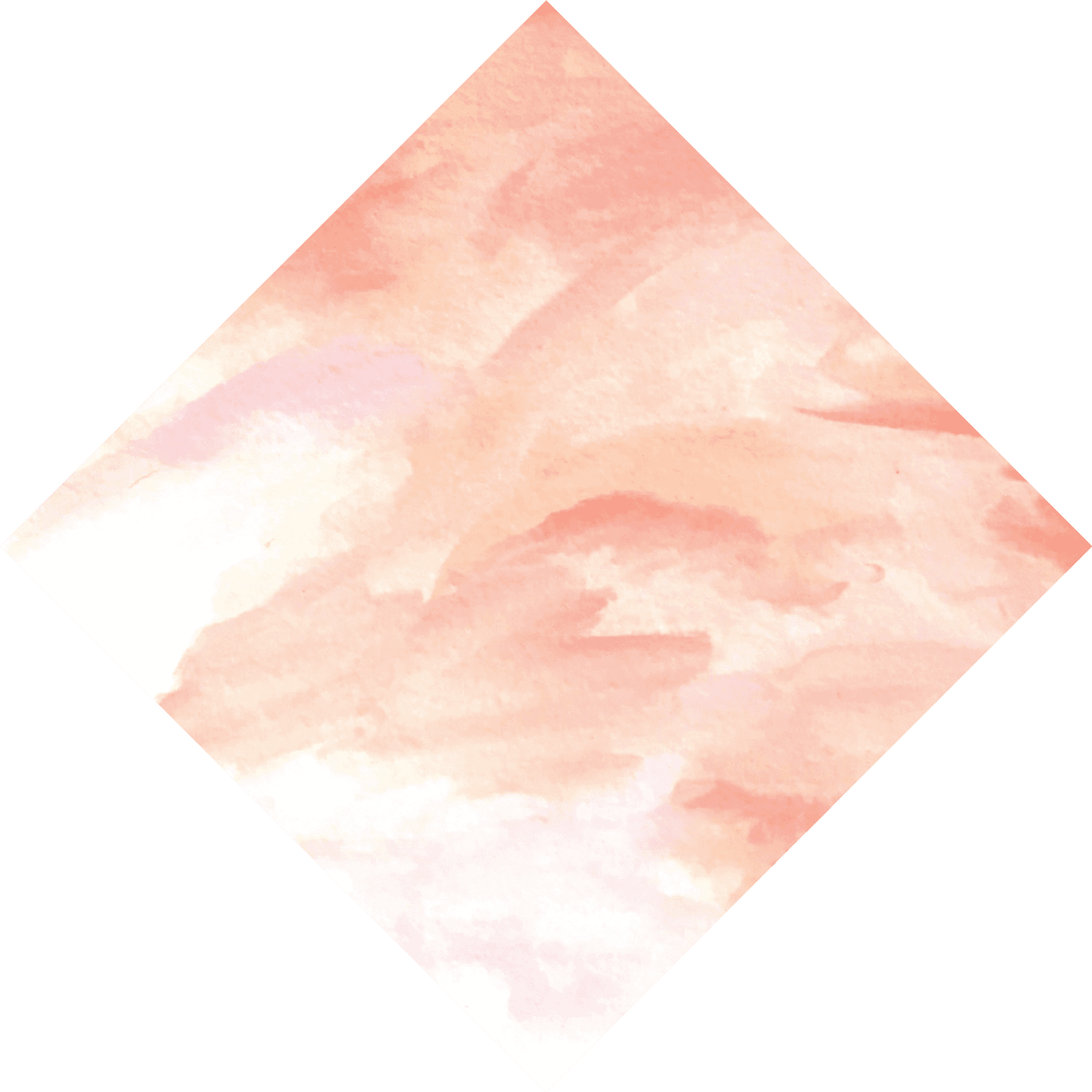 Abstract Pink Watercolor Diamond PNG