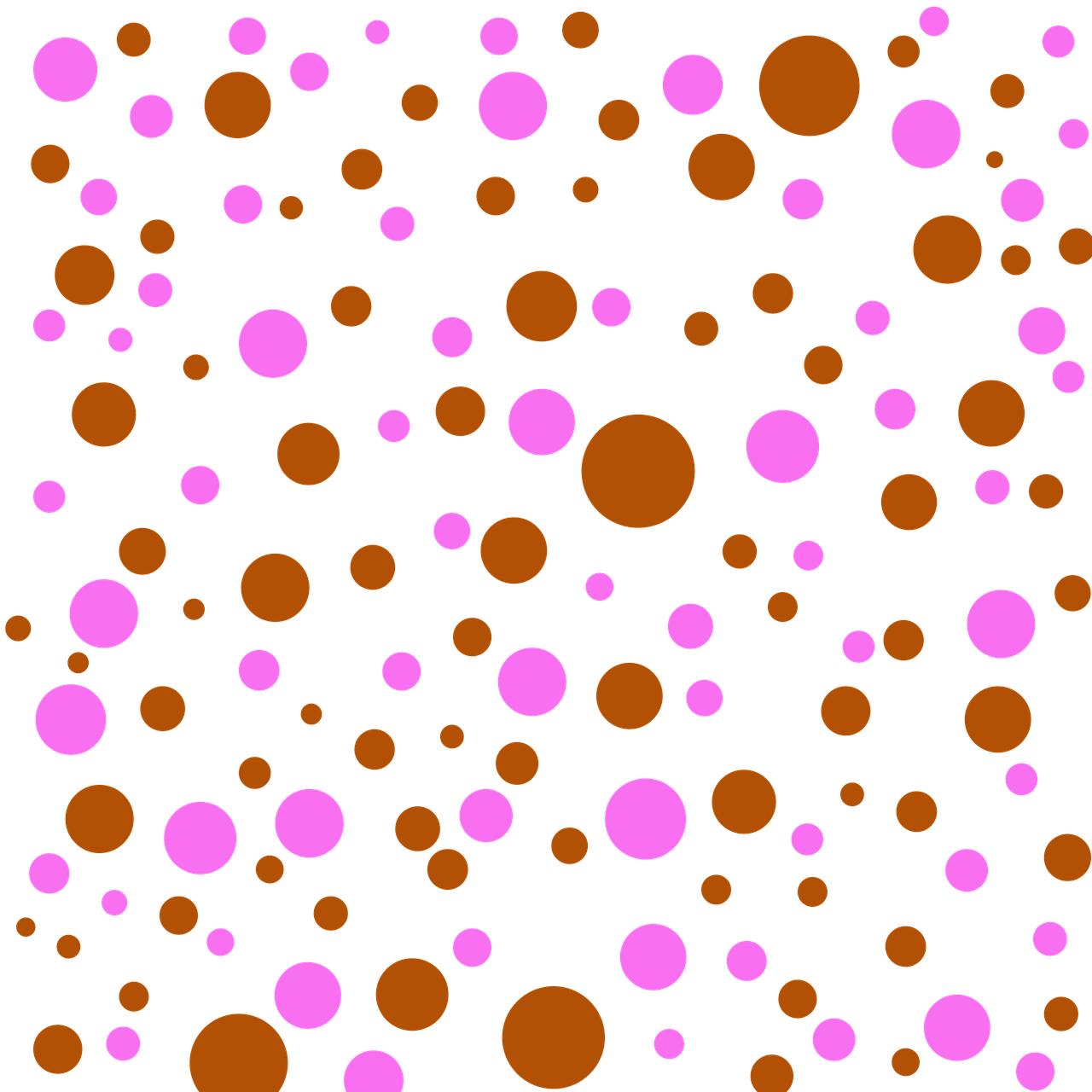 Abstract Pinkand Brown Dots Pattern PNG