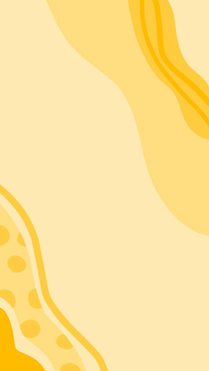 Fondode Pantalla Abstracto De Color Amarillo Liso Para Teléfono Móvil. Fondo de pantalla