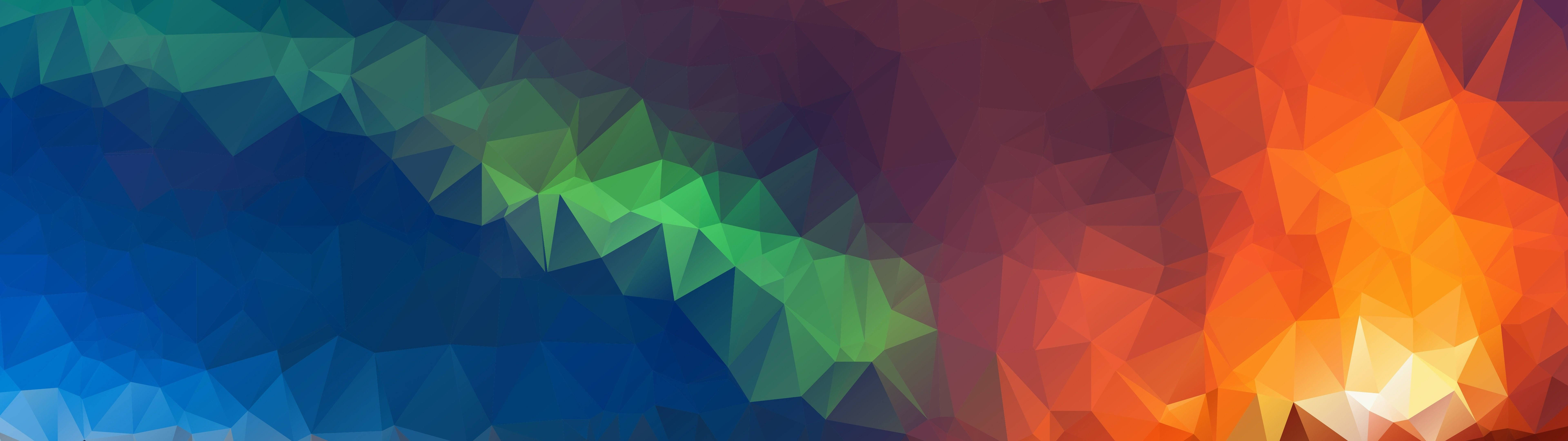 Abstract art with polygon patterns wallpaper.