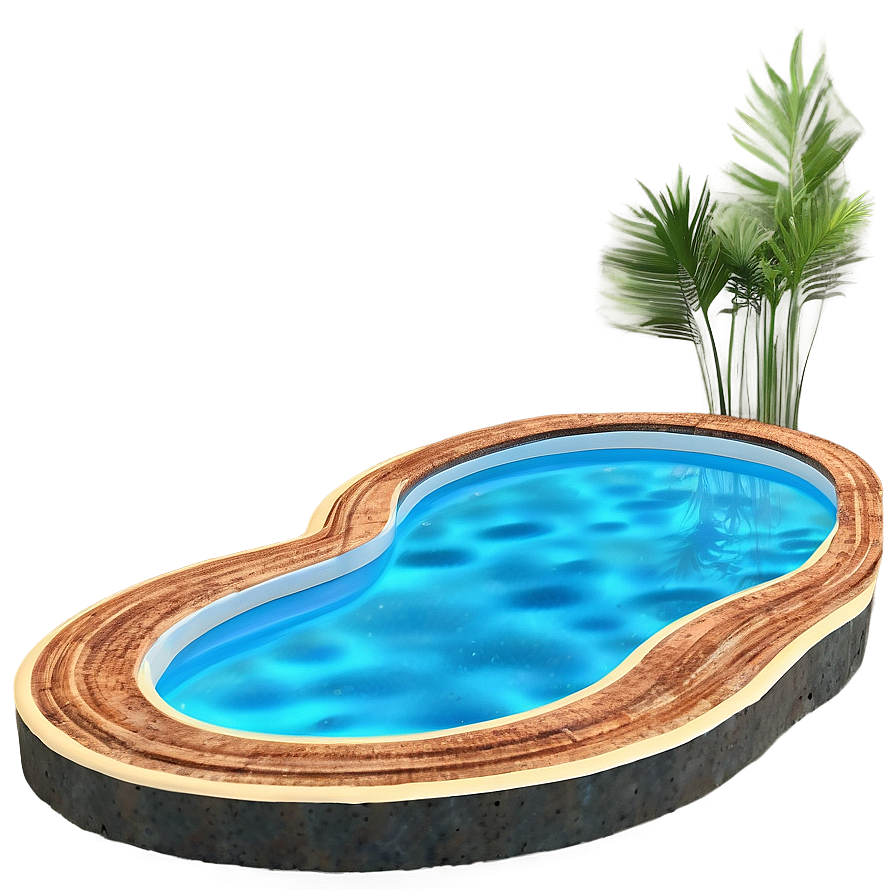 Abstract Pool Water Art Png Qhu78 PNG