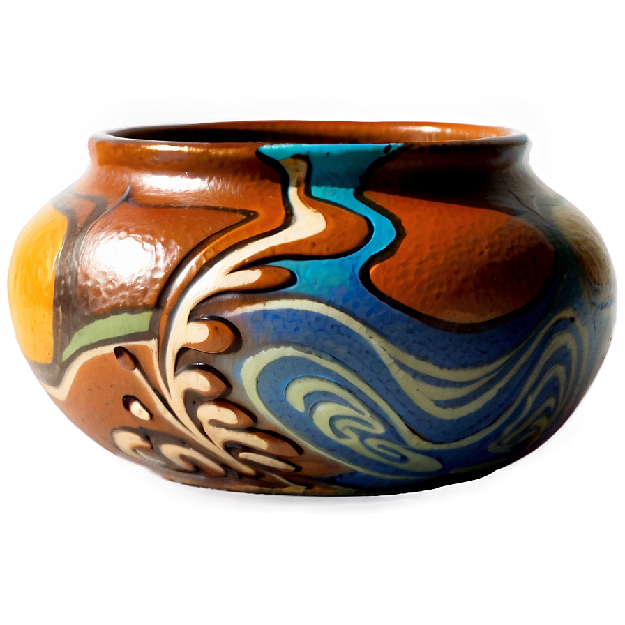 Abstract Pottery Art Png 06132024 PNG