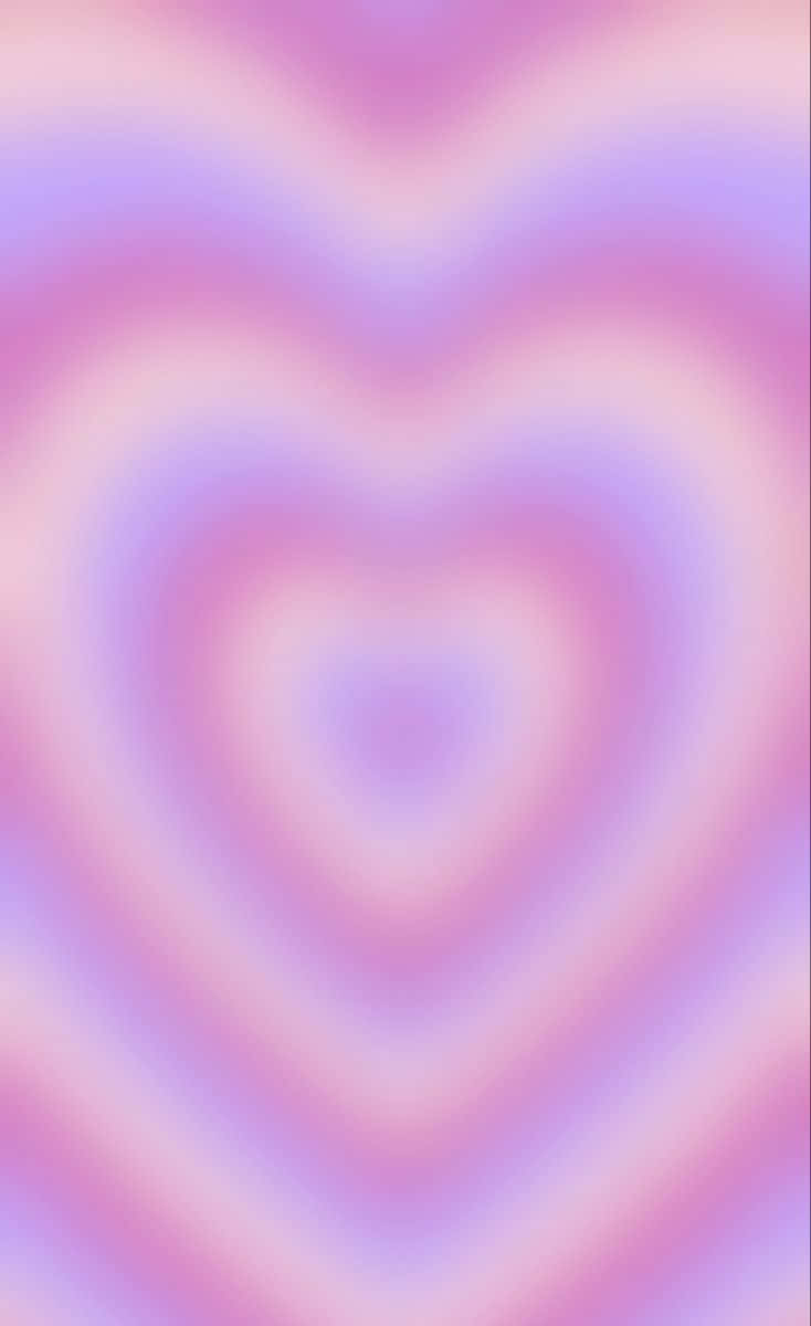 Abstract Preppy Heart Pattern Wallpaper
