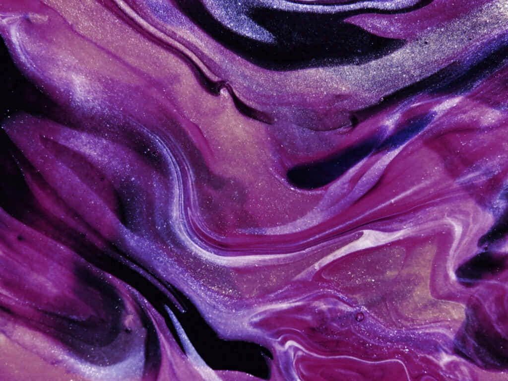 Abstract Purple Aura Swirls Wallpaper