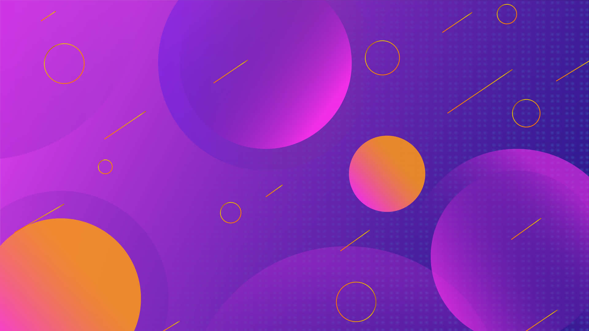 Abstract Purple Circles Background Wallpaper