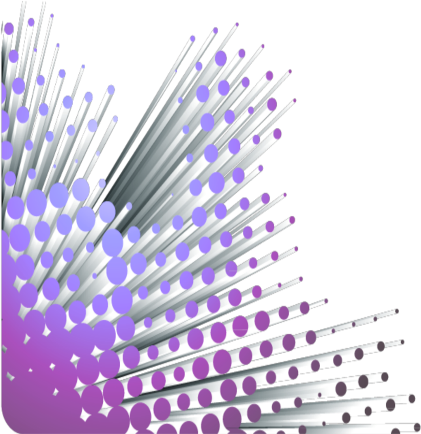 Abstract Purple Dotsand Lines Burst PNG