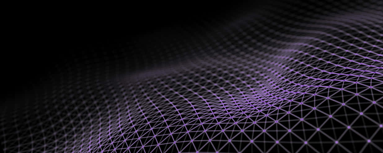 Abstract Purple Grid Wave Wallpaper