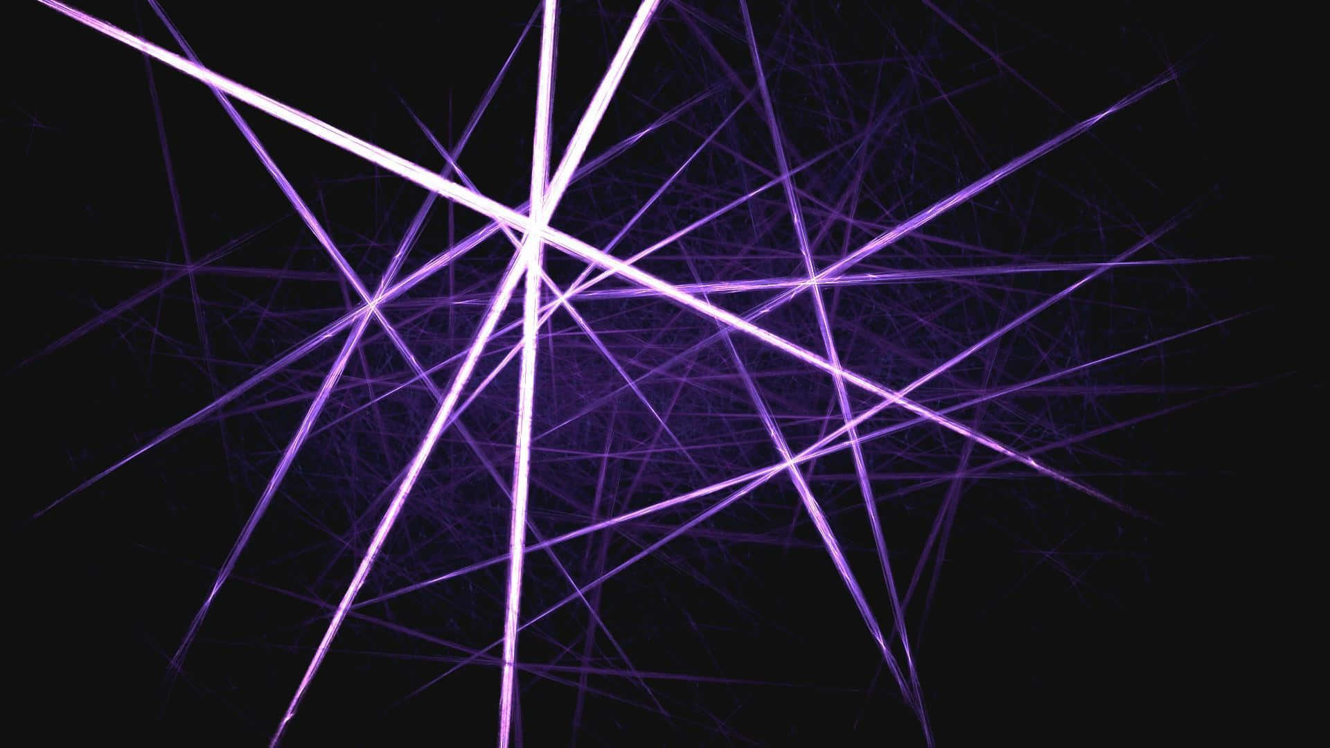 Abstract Purple Laser Light Display Wallpaper