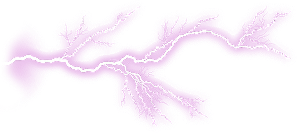 Abstract Purple Lightning Graphic PNG