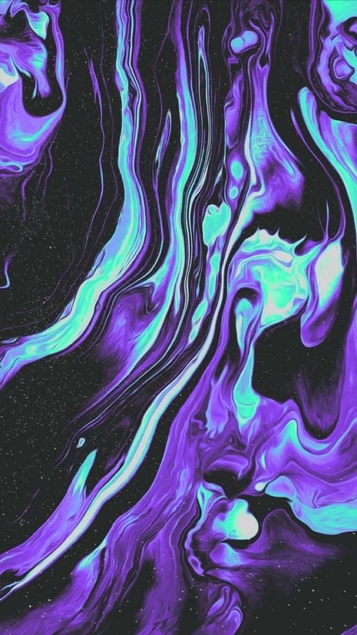 Abstract Purple Liquid Art.jpg Wallpaper