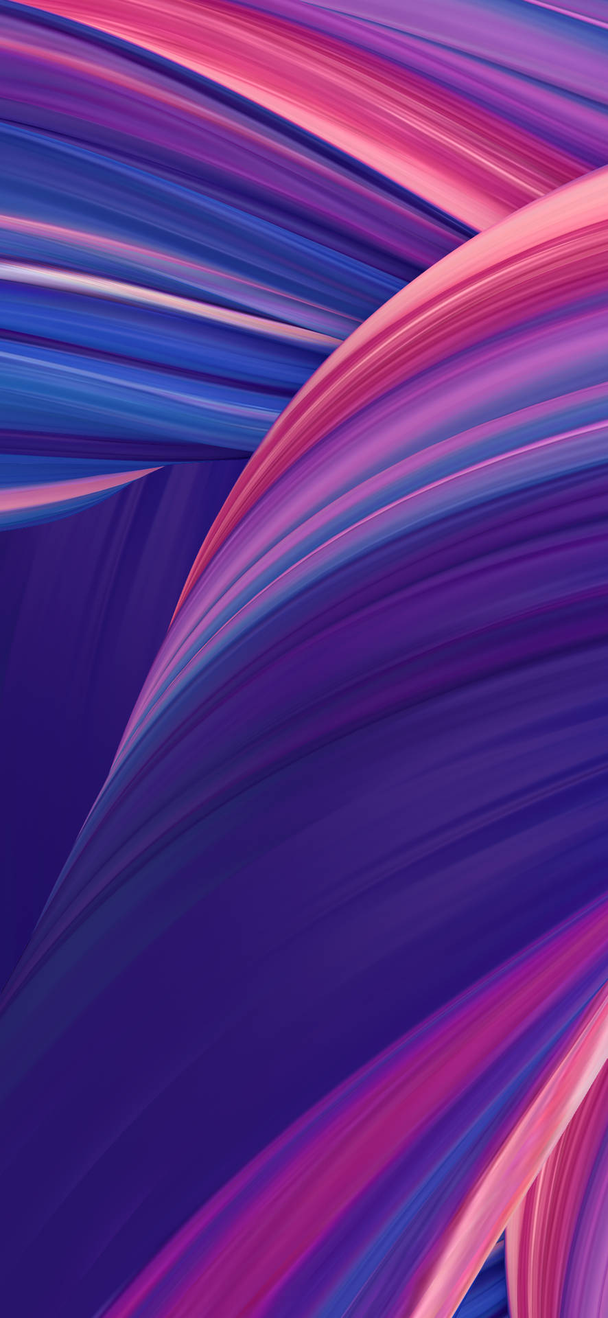 Abstract Purple Pink Swirl Oppo A5s Wallpaper
