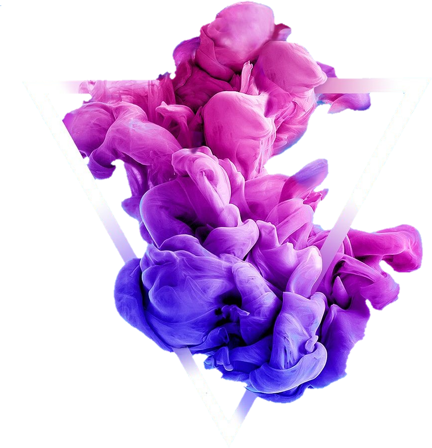 Abstract Purple Smoke Triangle PNG