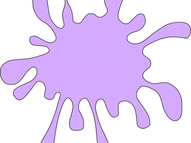 Abstract Purple Splash Illustration PNG