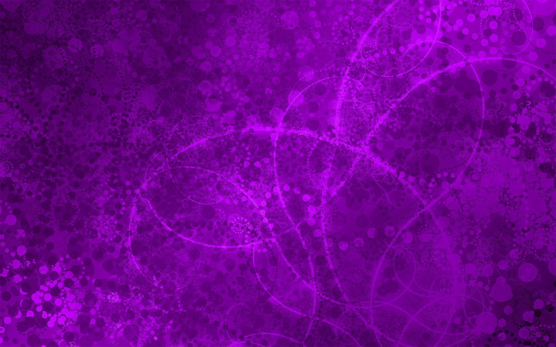 Vibrant Swirls of Purple Illuminate a Refractive Surface Wallpaper