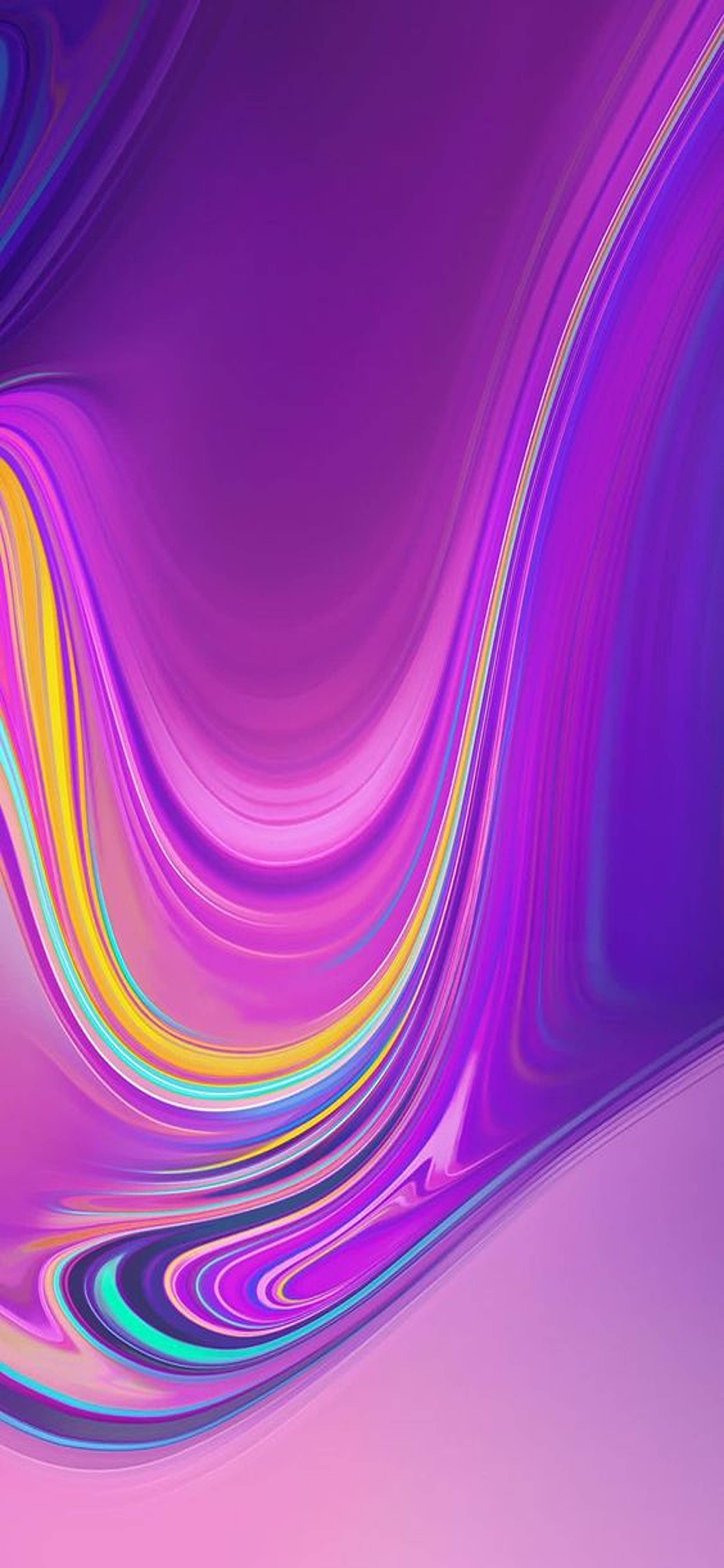 Abstract Purple Swirl Redmi Note 9 Pro Wallpaper