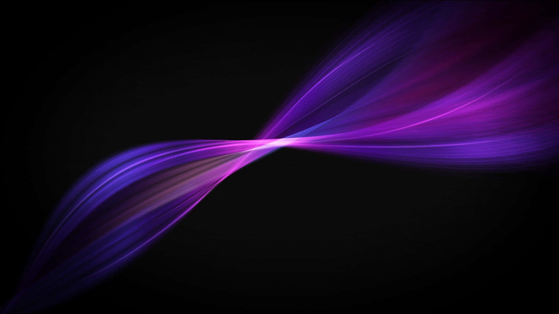 Abstract Purple Waveon Black Background Wallpaper