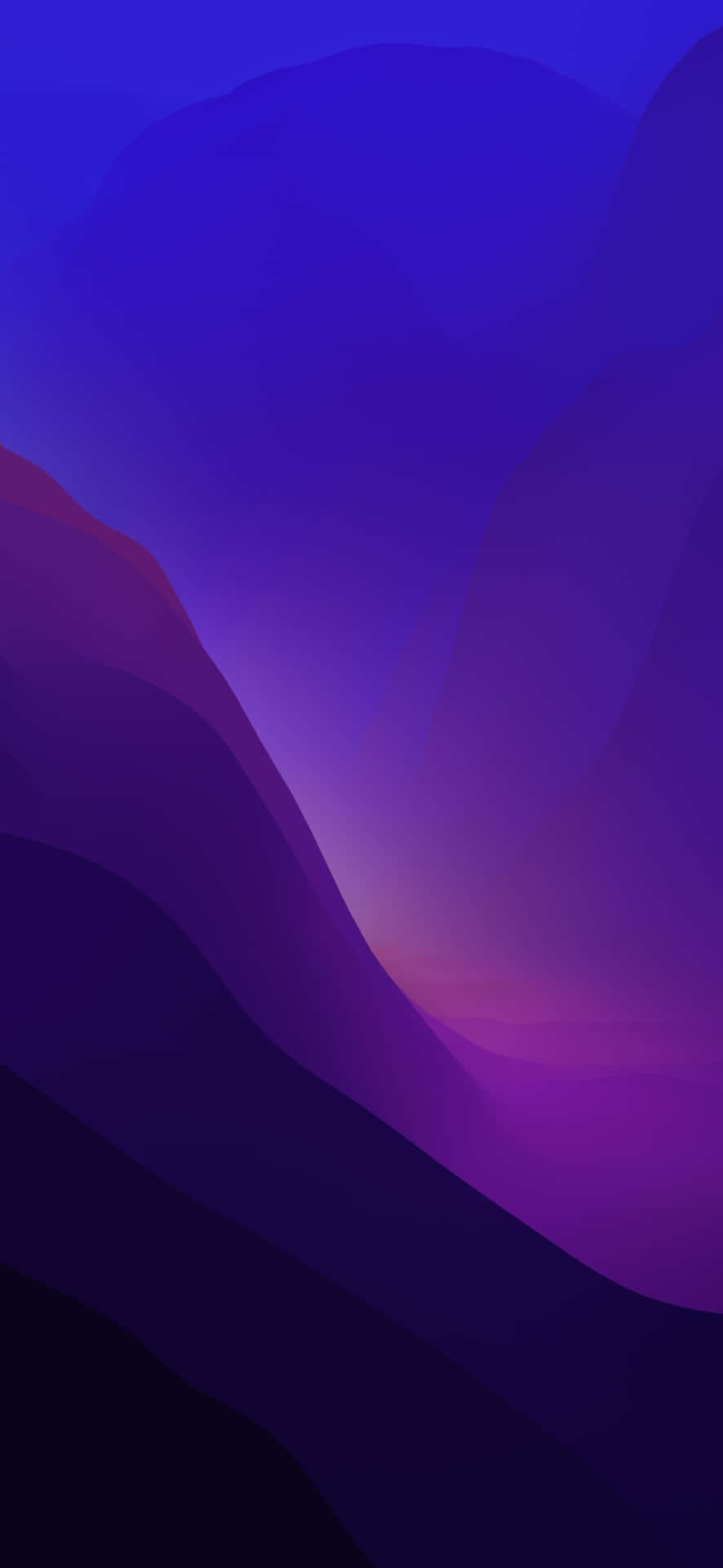 Abstract Purple Waves Background Wallpaper