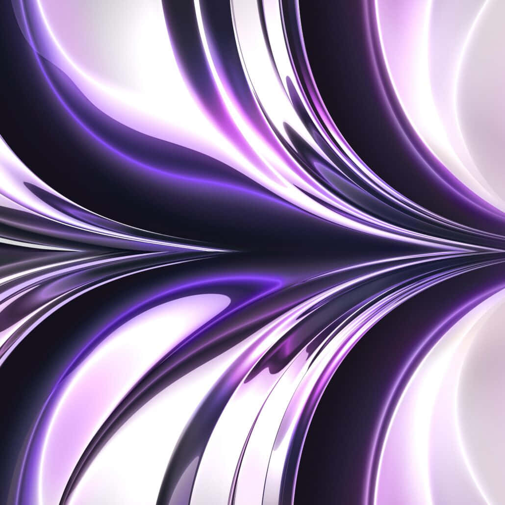 Abstract Purpleand White Swirls Wallpaper