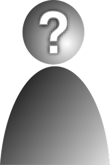 Abstract Question Mark Graphic PNG