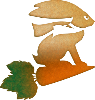 Abstract Rabbit Art PNG