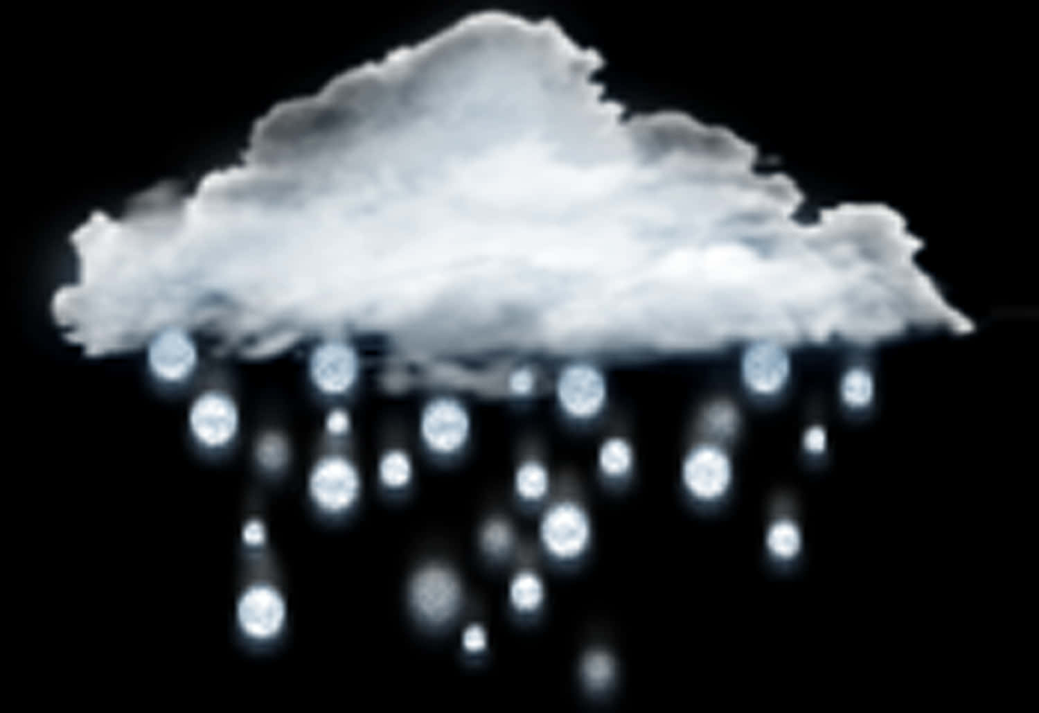 Abstract Rain Cloud PNG