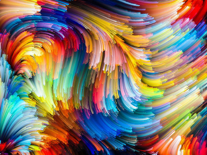 Abstract Rainbow Background Wallpaper